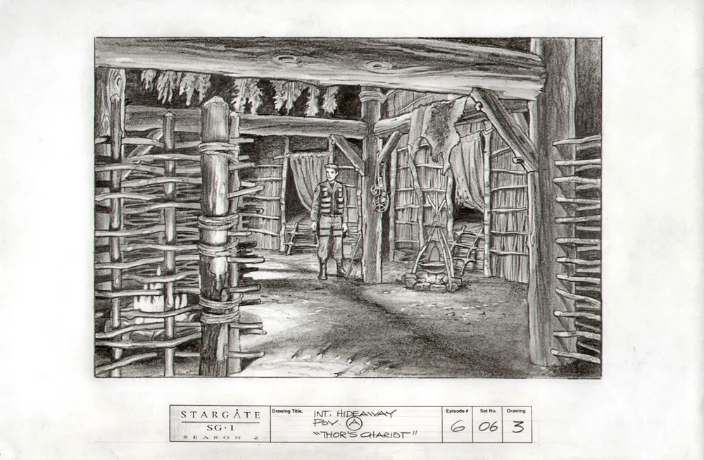 #Stargate #SG1 "Thor's Chariot" - interior concept art