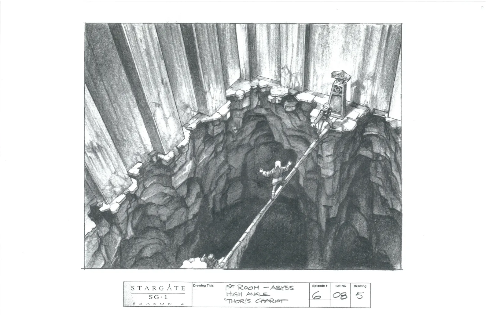 #Stargate #SG1 "Thor's Chariot" - interior concept art