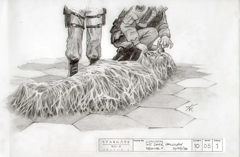 #Stargate #SG1 "Bane" - cocoon concept art