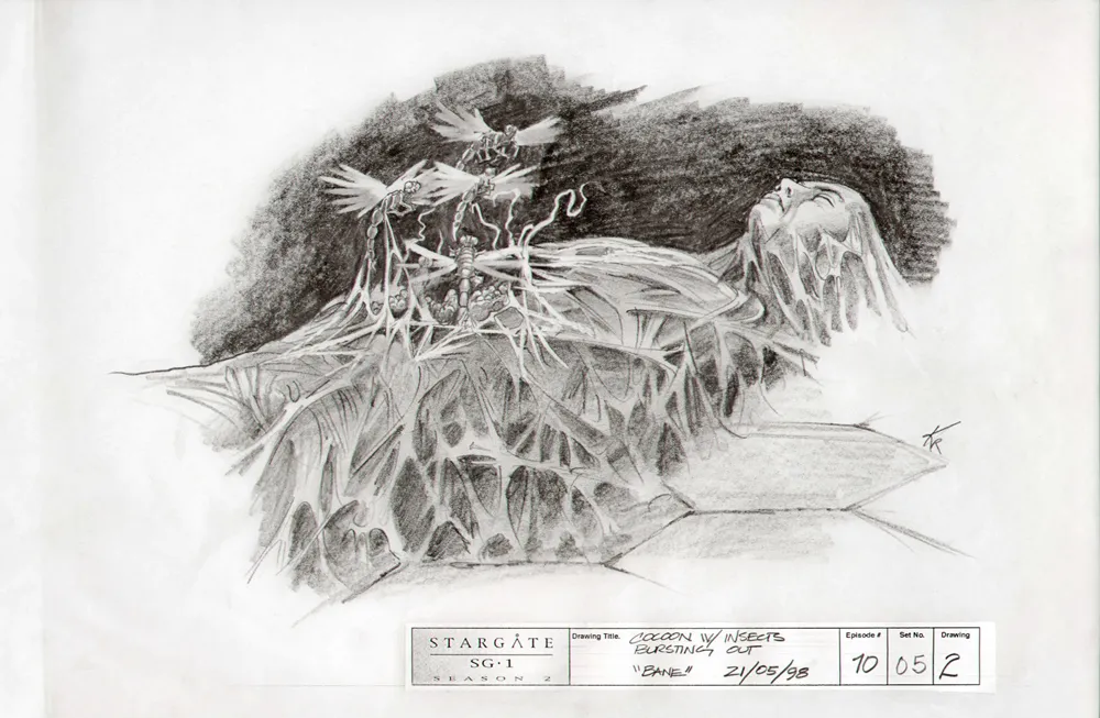 #Stargate #SG1 "Bane" - cocoon concept art