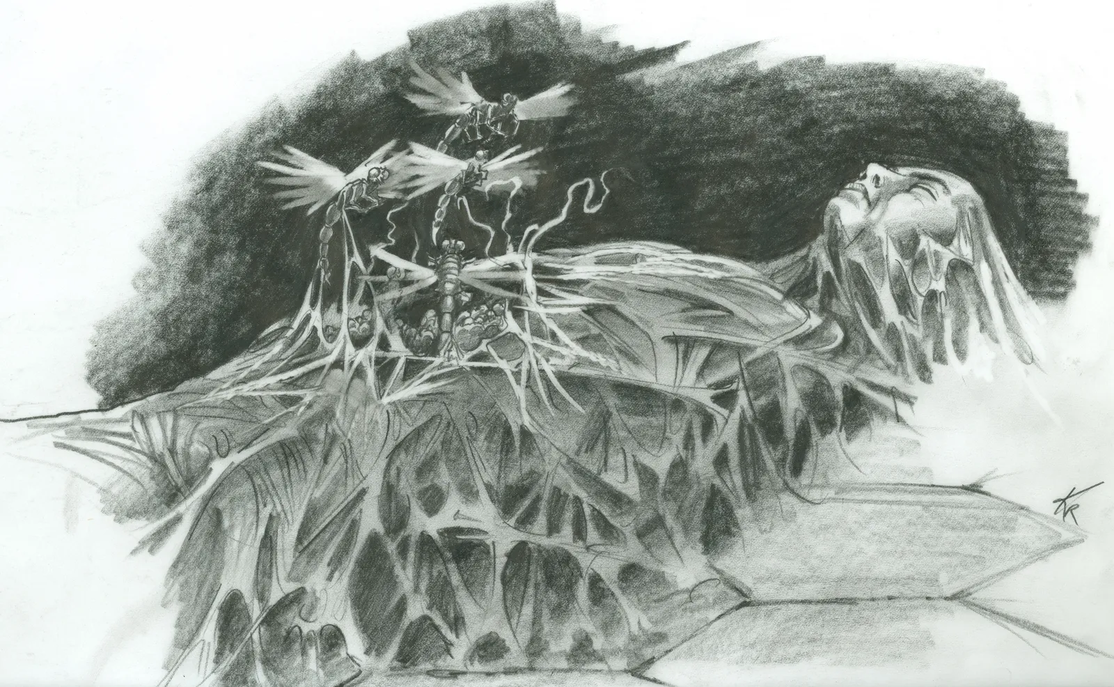 #Stargate #SG1 "Bane" - cocoon concept art