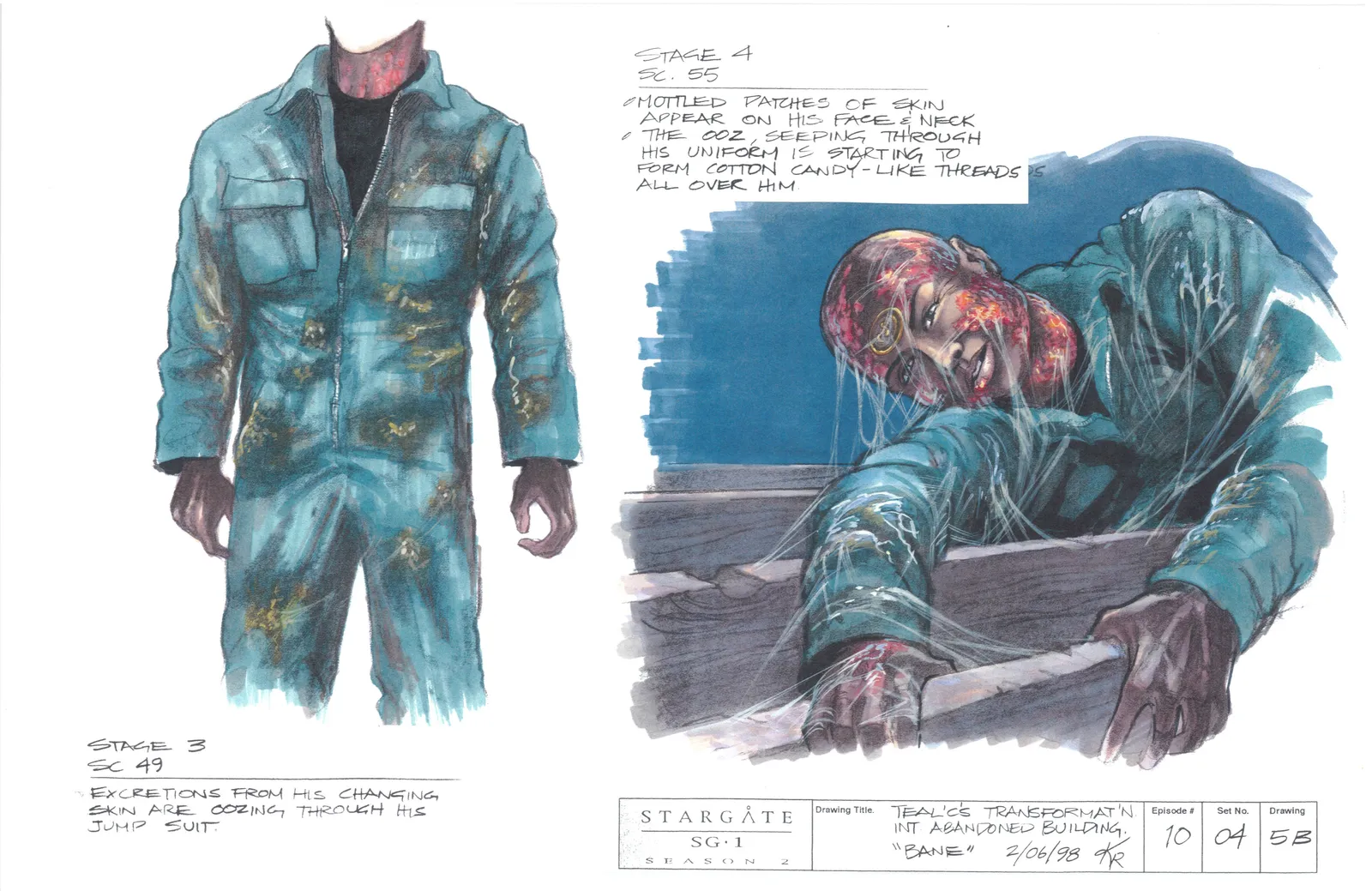 #Stargate #SG1 Teal'c's Transformation - concept art ("Bane")