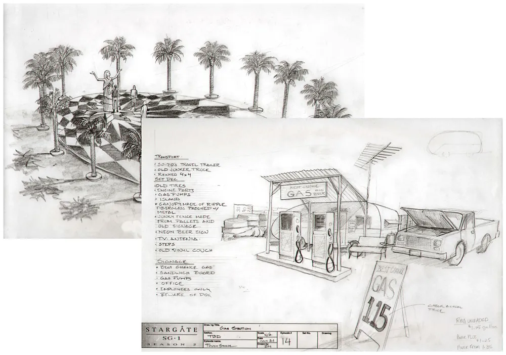#Stargate #SG1 "Touchstone" concept art