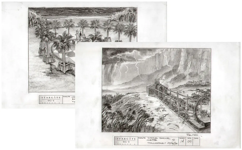 #Stargate #SG1 "Touchstone" concept art