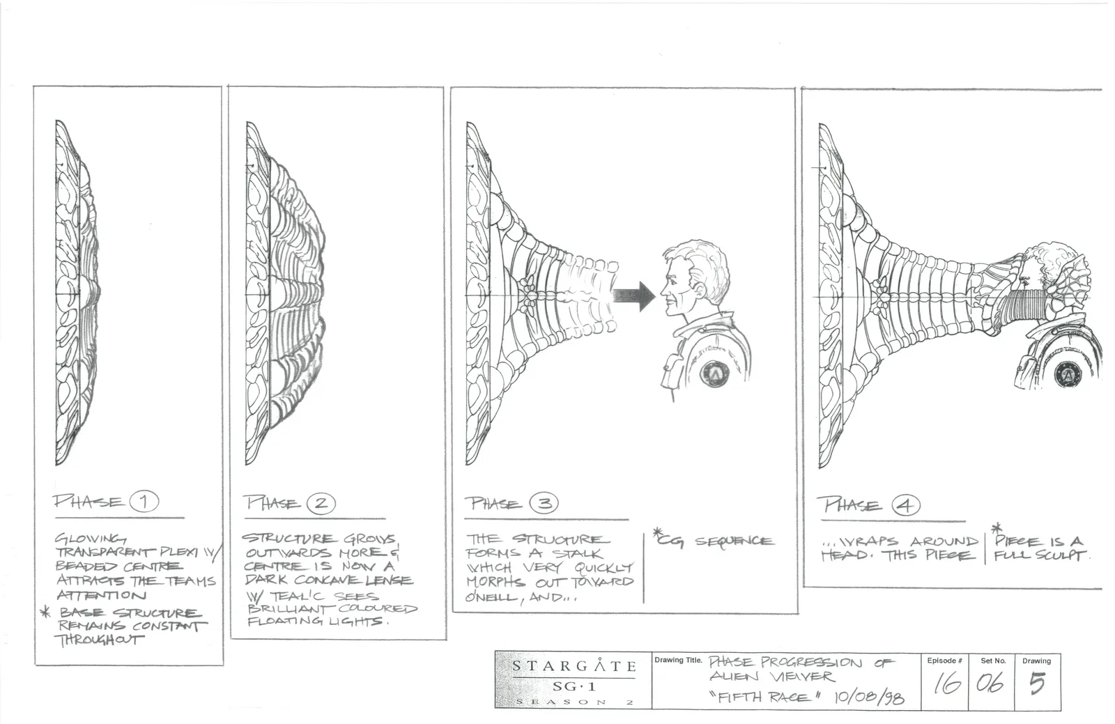 #Stargate #SG1 "The Fifth Race" concept art