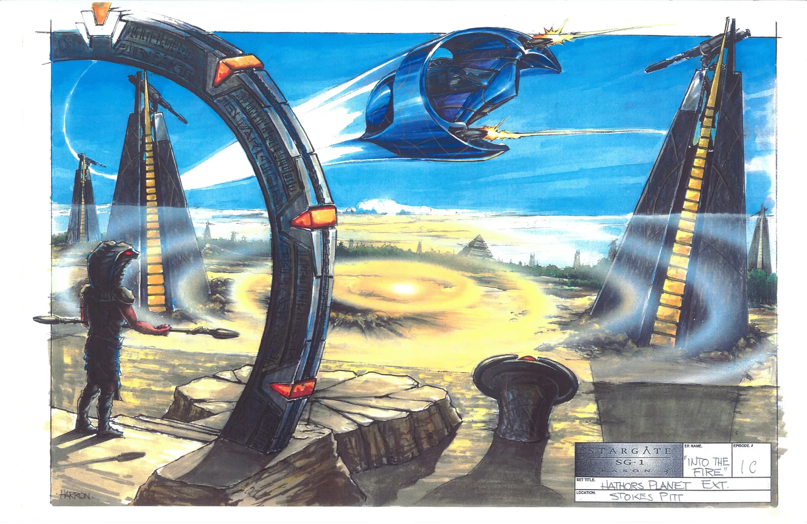 #Stargate #SG1 "Into the Fire" concept art Part 3