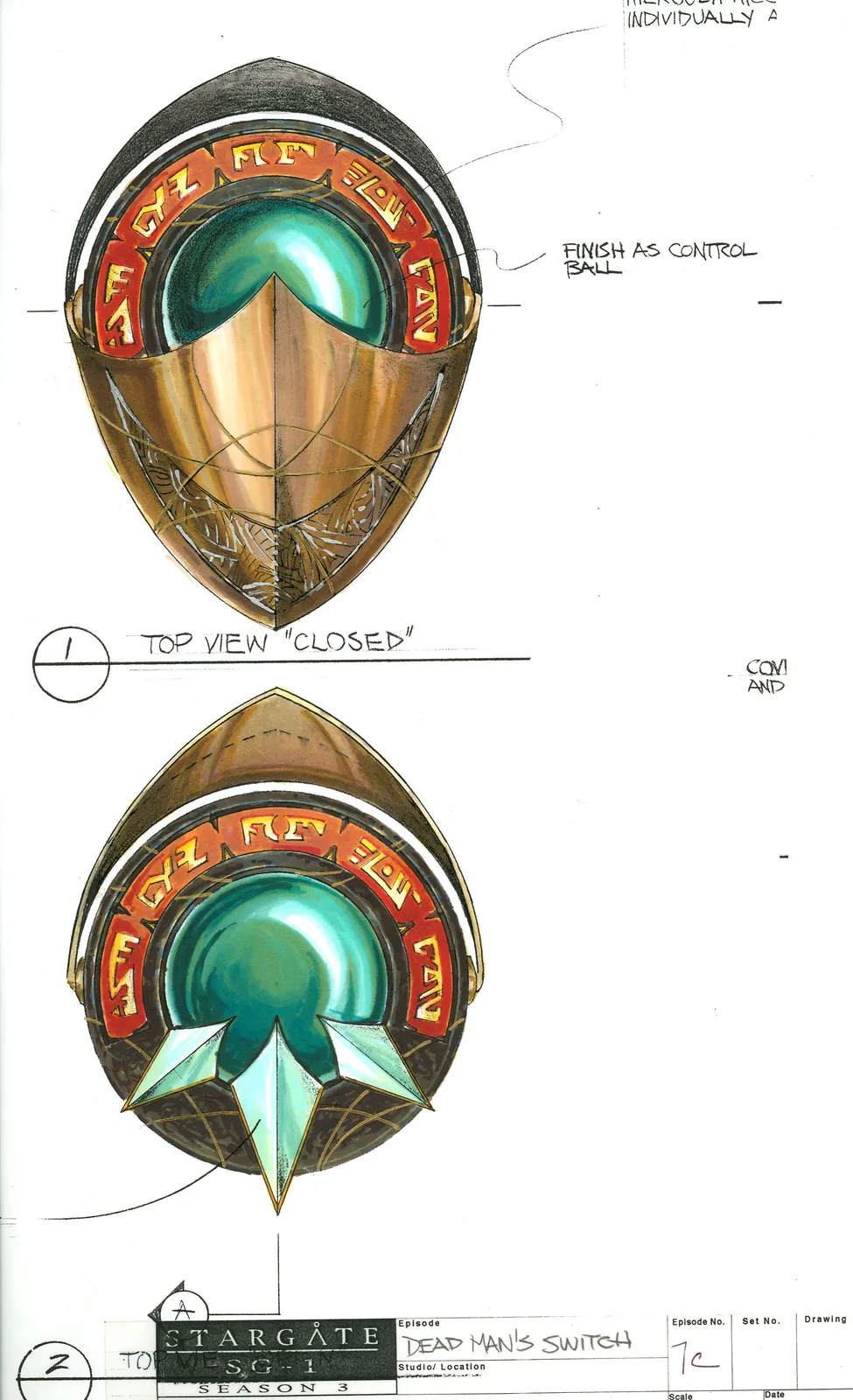 #Stargate #SG1 Deadman's Switch concept art (Part 1)