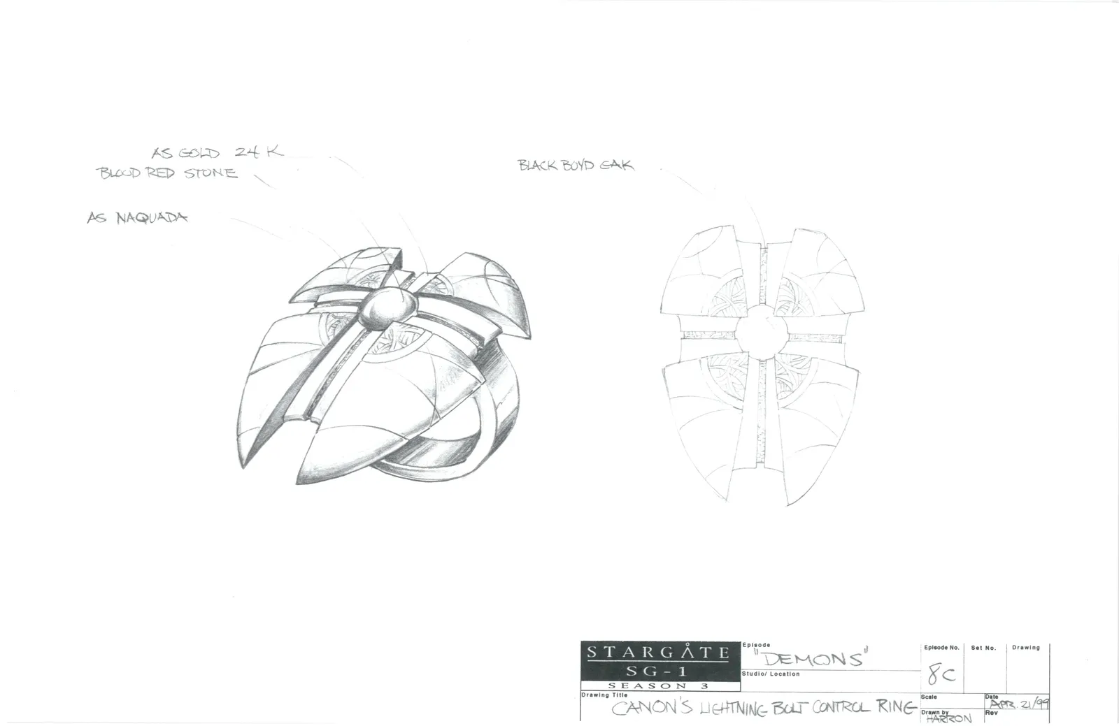 #Stargate #SG1 "Demons" concept art