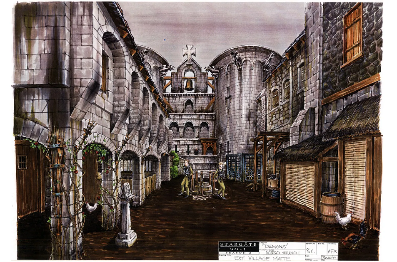 #Stargate #SG1 "Demons" concept art