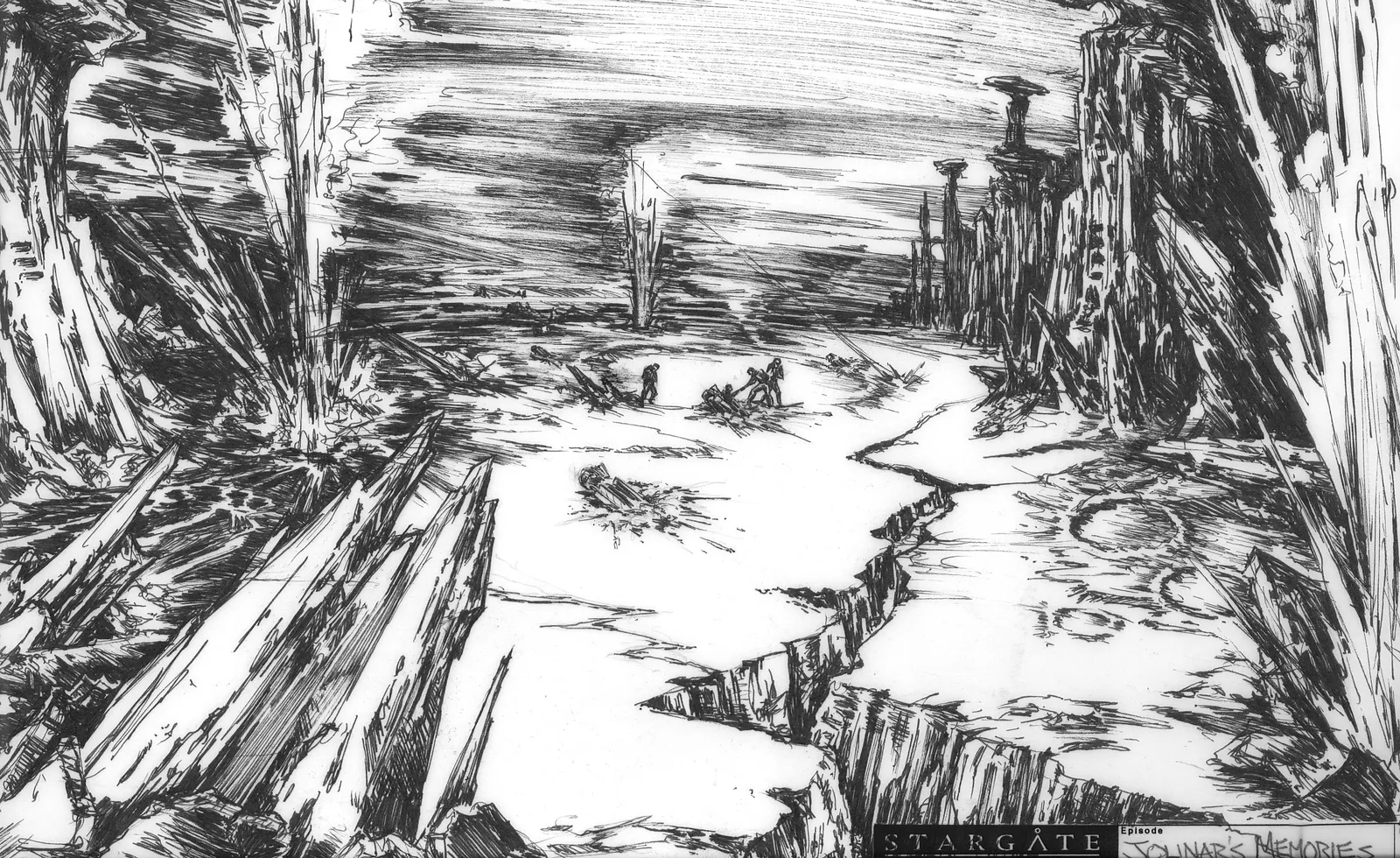 #Stargate #SG1 "Jolinar's Memories" concept art Part 1