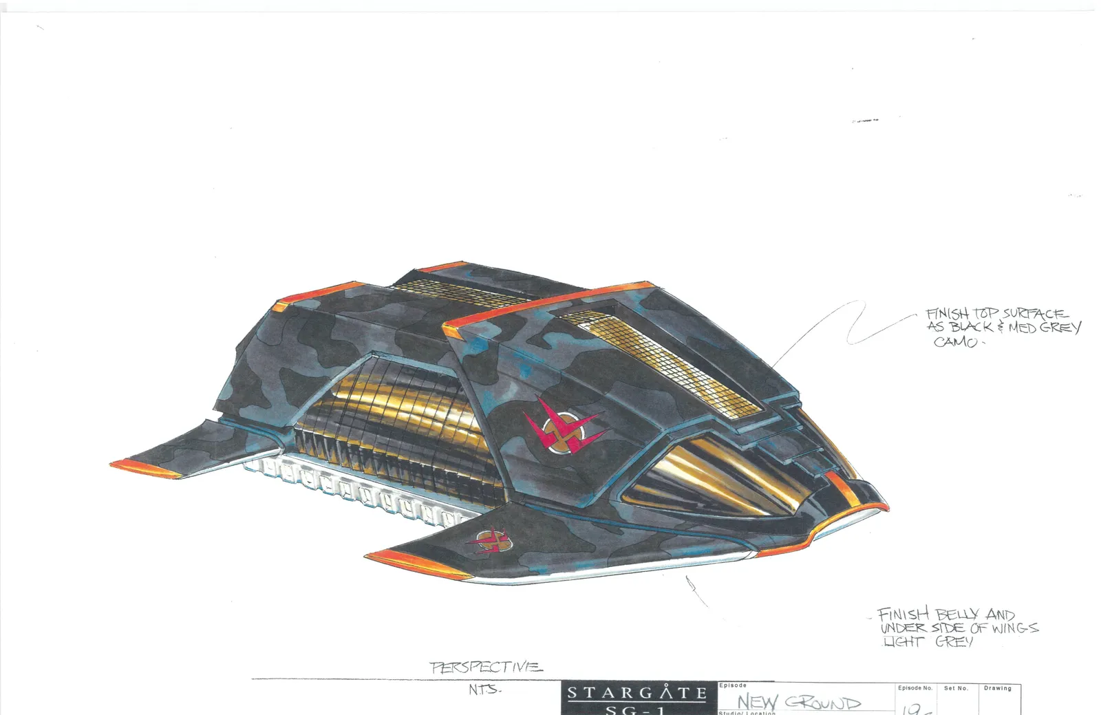 #Stargate #SG1 "New Ground" concept art Part 2