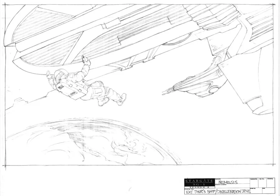 #Stargate #SG1 "Nemesis" concept art