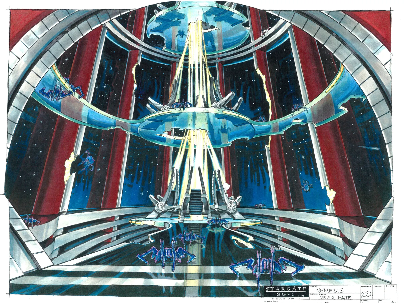 #Stargate #SG1 "Nemesis" concept art