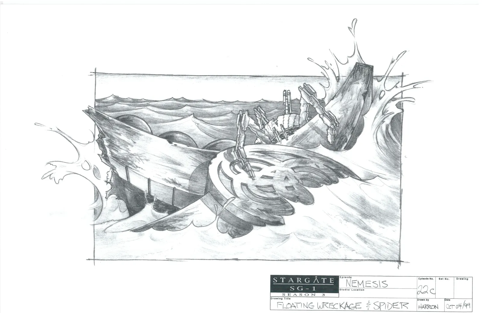 #Stargate #SG1 "Nemesis" concept art