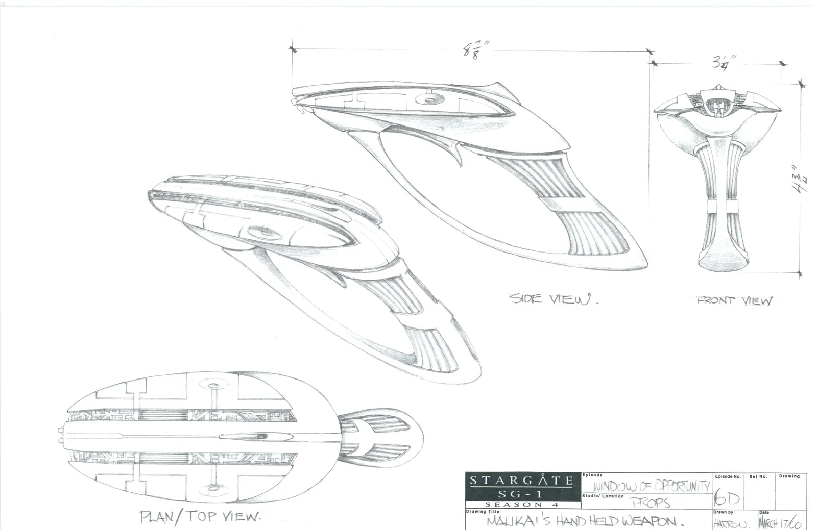 #Stargate #SG1 "Window of Opportunity" concept art