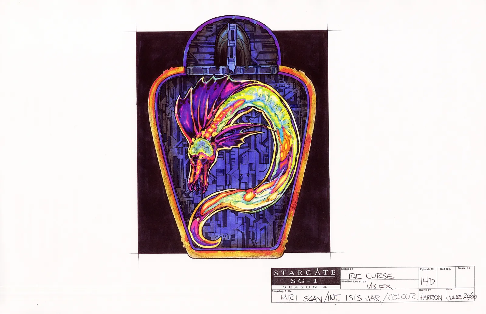 #Stargate #SG1 "The Curse" concept art