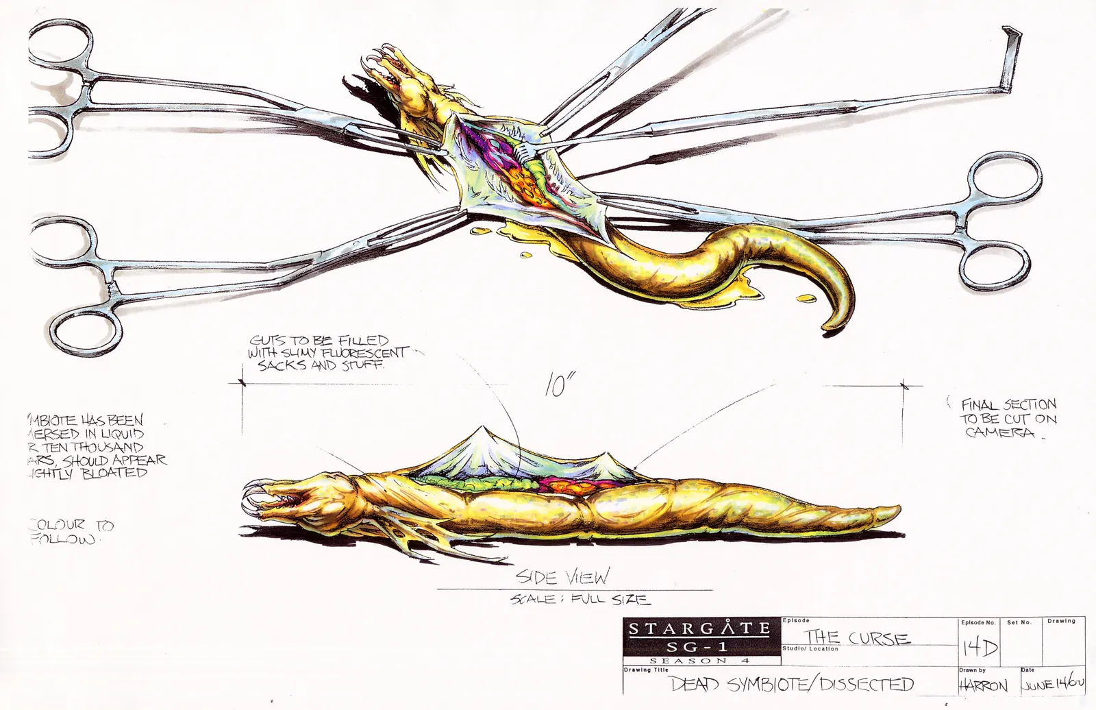 #Stargate #SG1 "The Curse" concept art