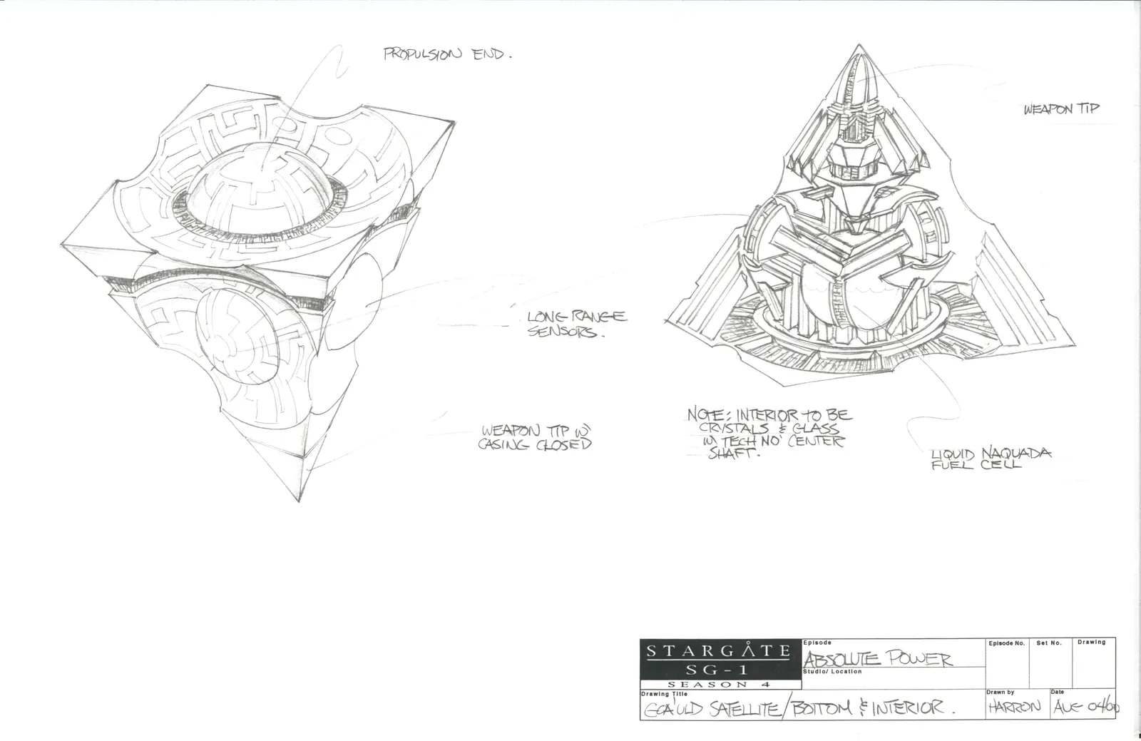 #Stargate #SG1 "Absolute Power" concept art