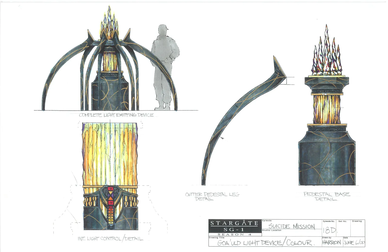 #Stargate #SG1 "The Light" concept art