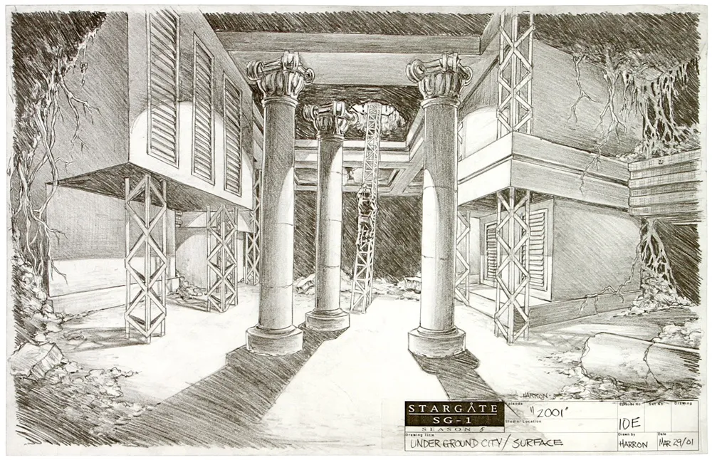 #Stargate #SG1 "2001" concept art Part 1