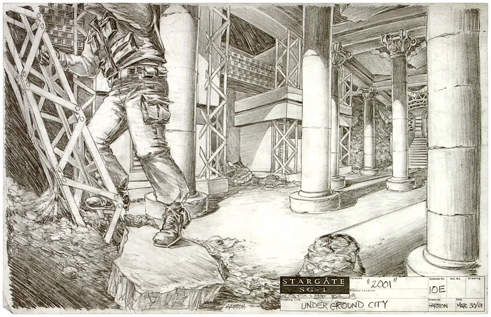 #Stargate #SG1 "2001" concept art Part 1