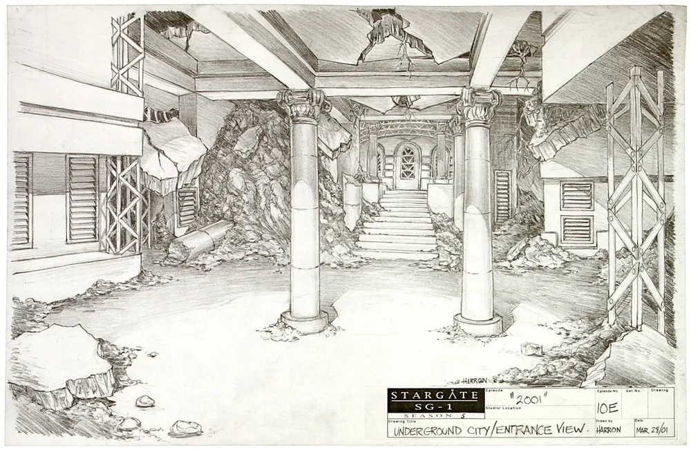 #Stargate #SG1 "2001" concept art Part 1