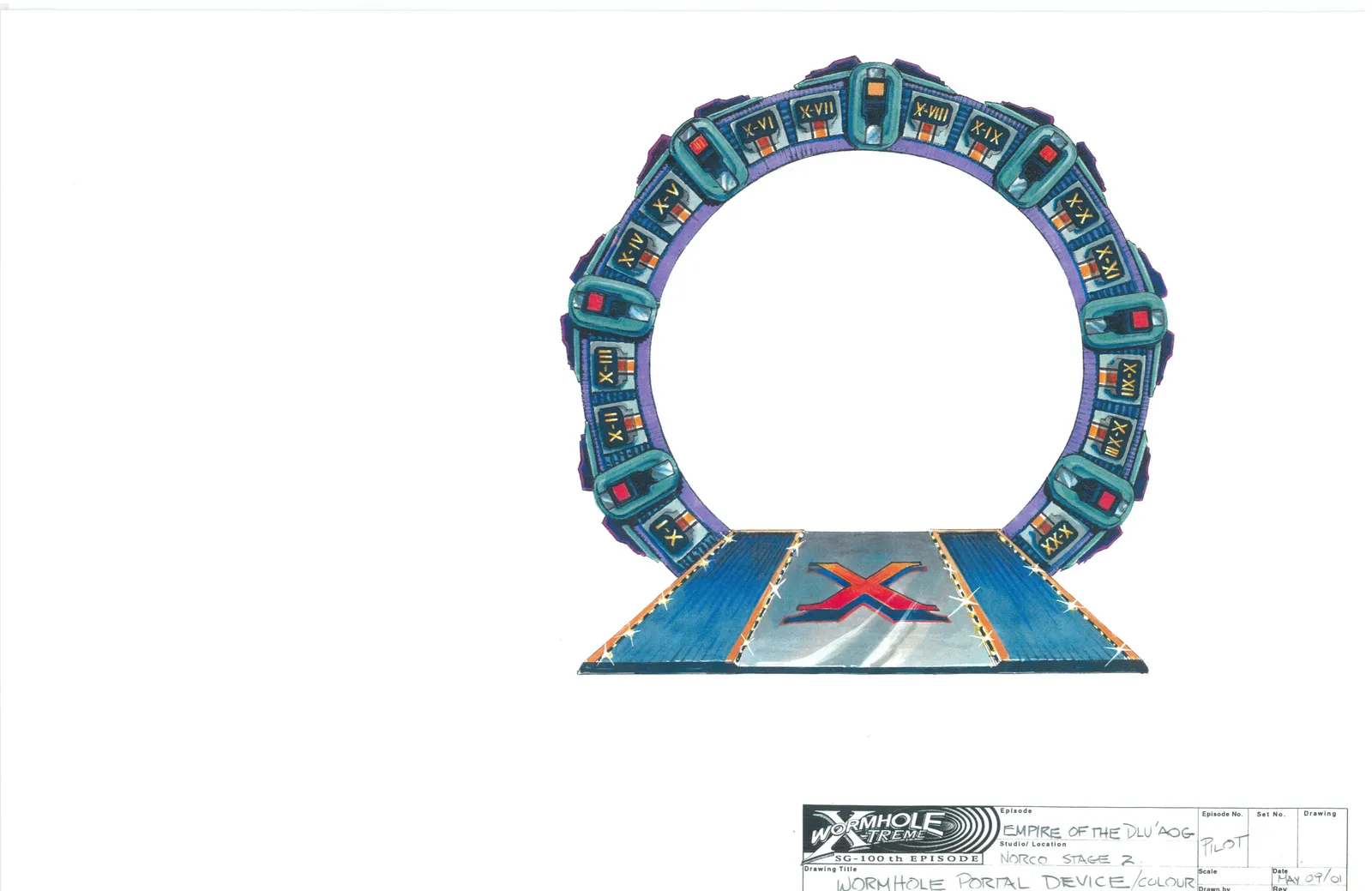 #Stargate #SG1 "Wormhole X-Treme" concept art