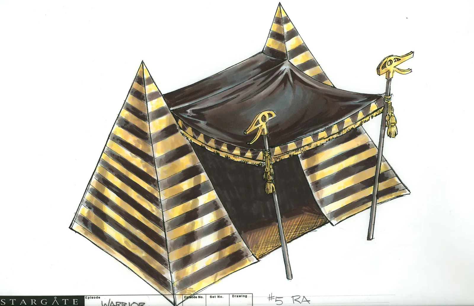 #Stargate #SG1 "The Warrior" concept art