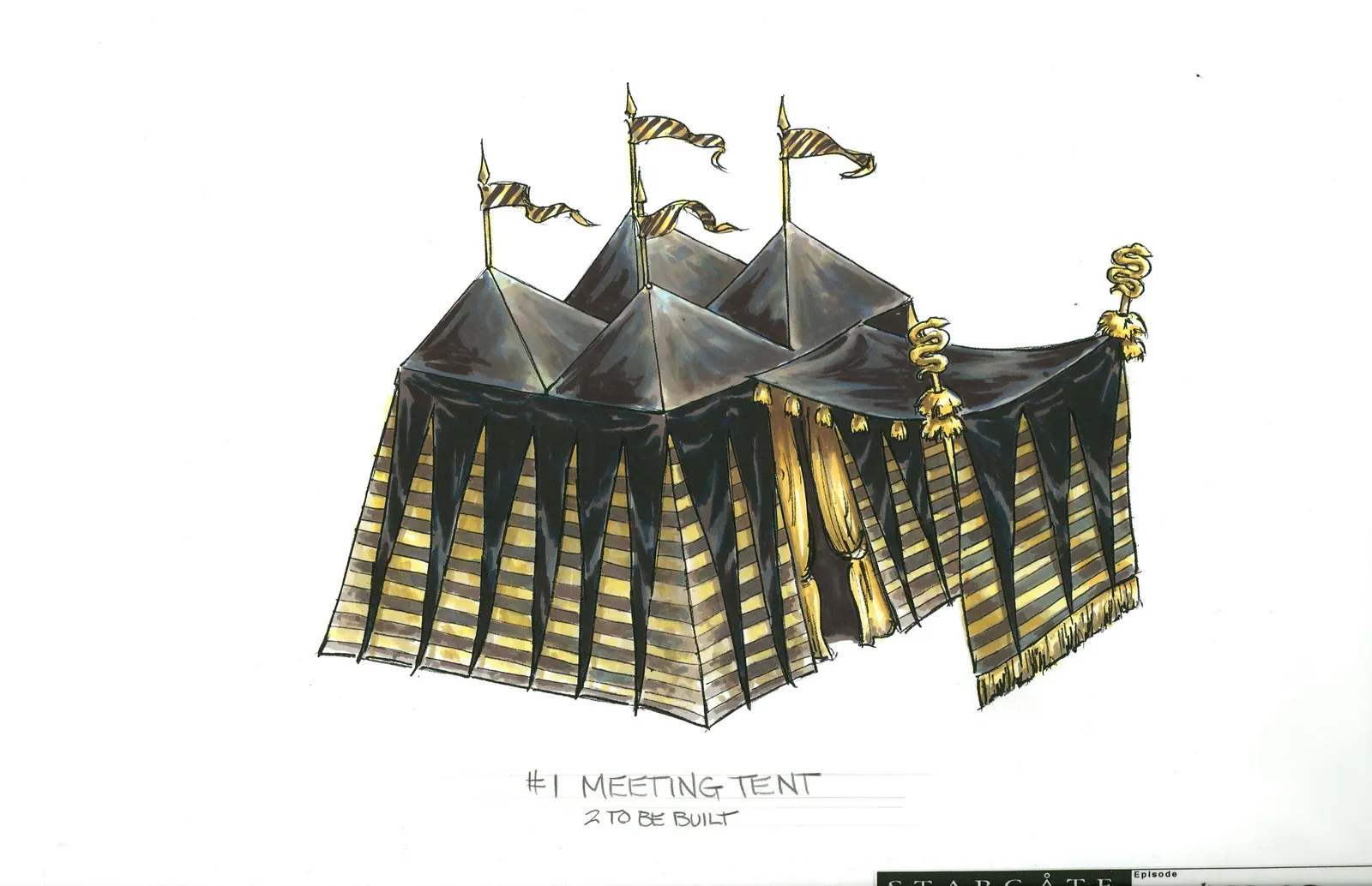 #Stargate #SG1 "The Warrior" concept art