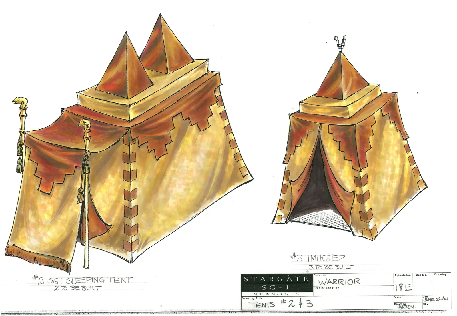 #Stargate #SG1 "The Warrior" concept art