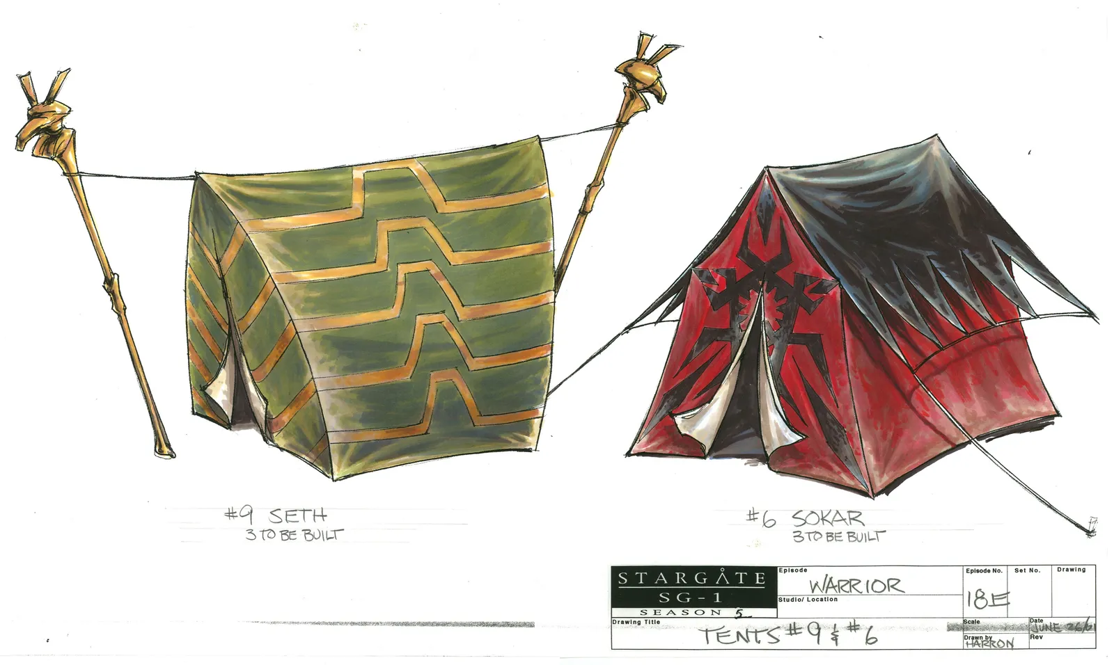 #Stargate #SG1 "The Warrior" concept art