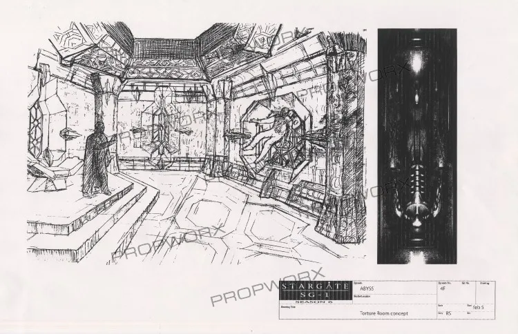 #Stargate #SG1 "Abyss" concept art Part 1