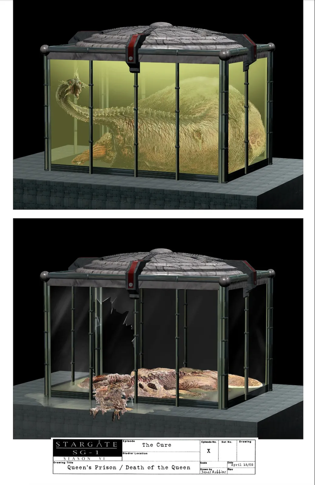 #Stargate #SG1 "The Cure" concept art Part 2
