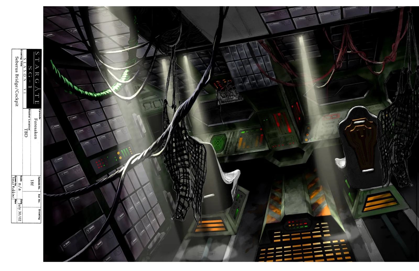 #Stargate #SG1 "Forsaken" concept art