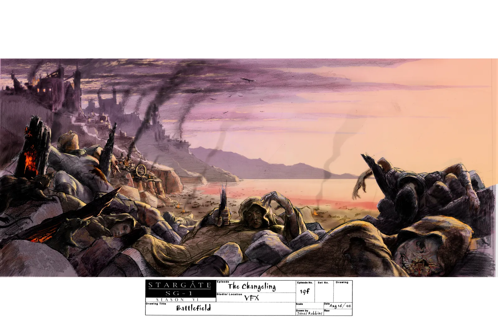 #Stargate #SG1 "The Changeling" concept art