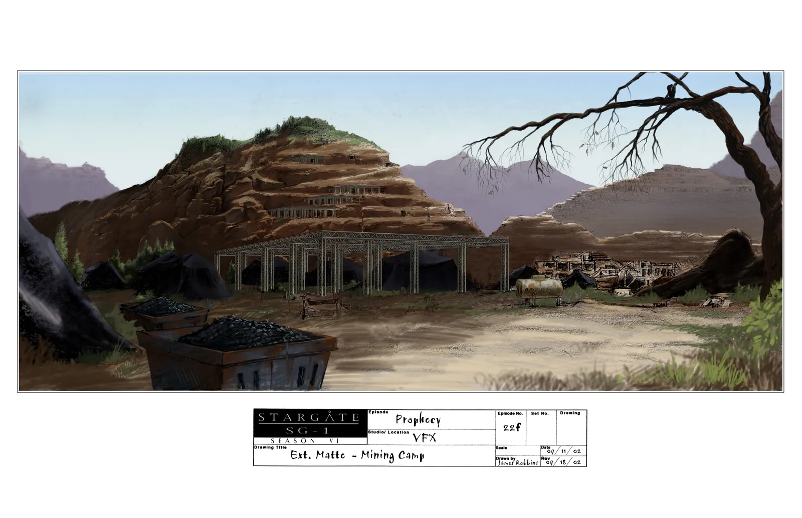#Stargate #SG1 "Prophecy" concept art