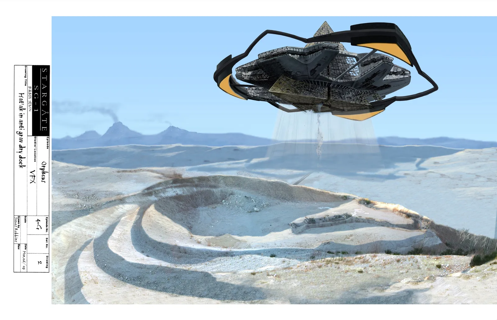 #Stargate #SG1 "Orpheus" concept art Part 2