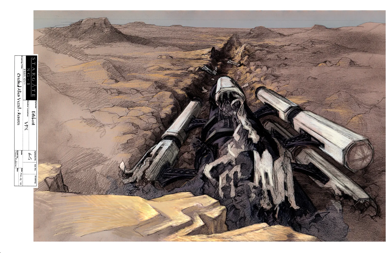 #Stargate #SG1 "Lifeboat" concept art Part 3