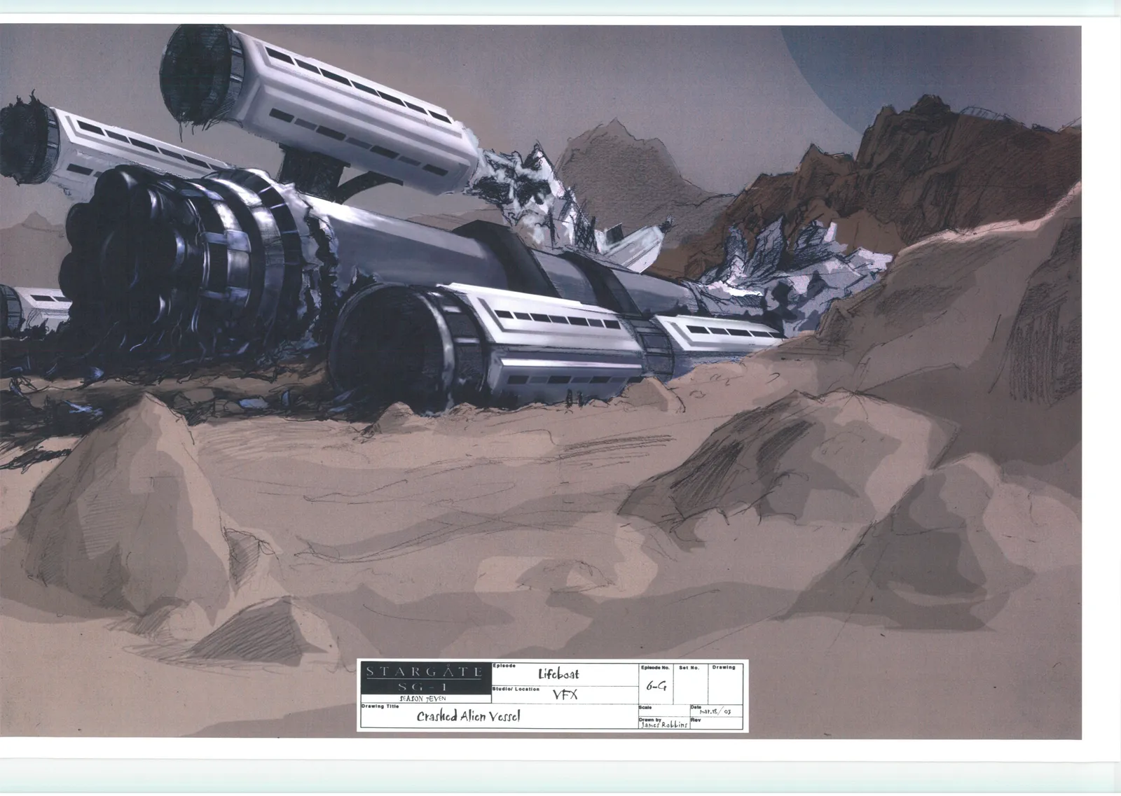 #Stargate #SG1 "Lifeboat" concept art Part 4