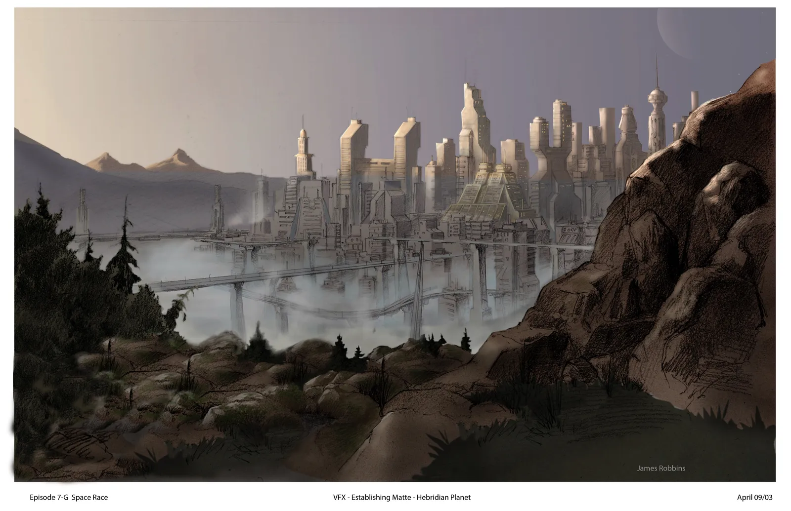 #Stargate #SG1 "Space Race" concept art Part 1