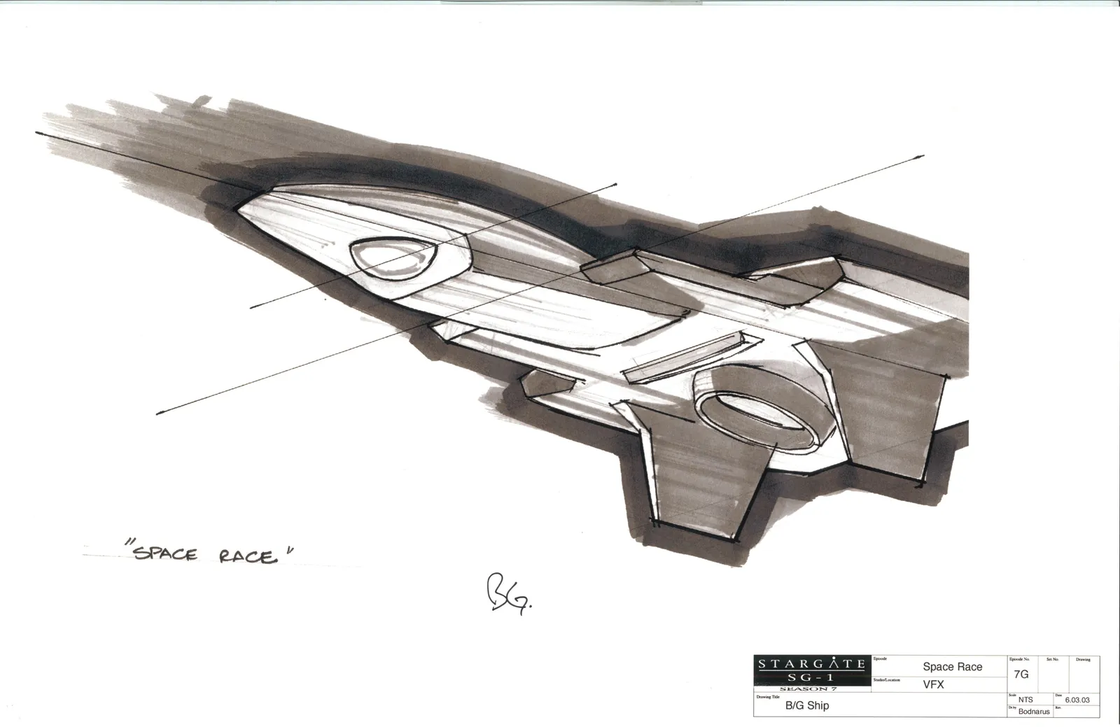 #Stargate #SG1 "Space Race" concept art Part 3