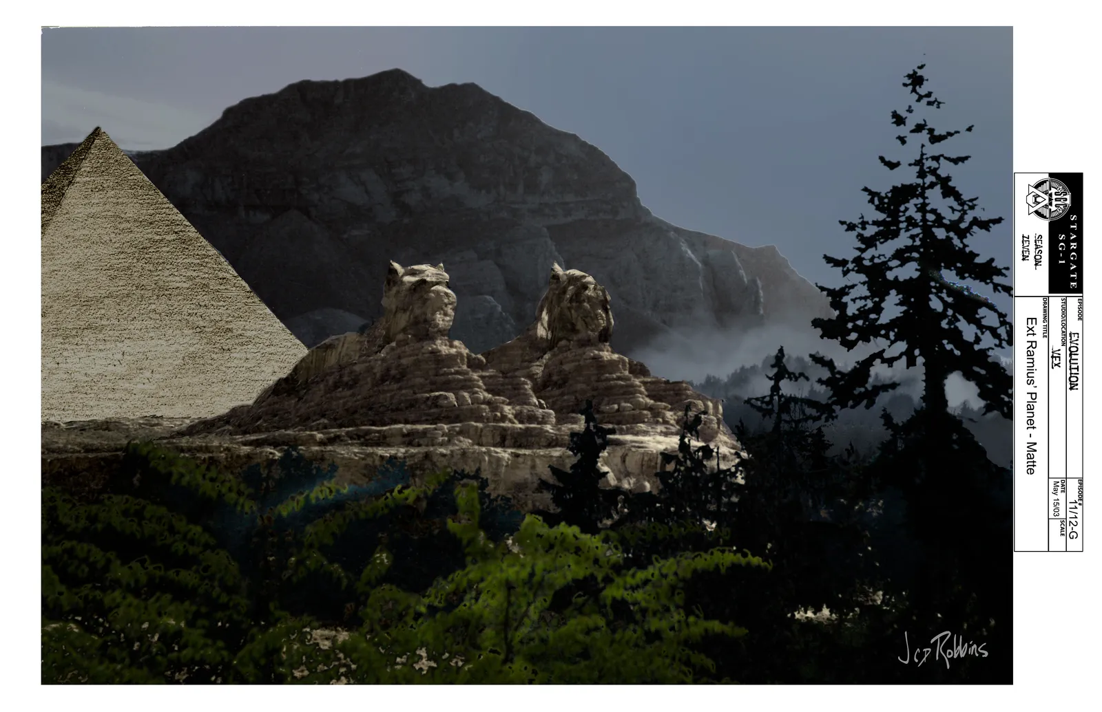 #Stargate #SG1 "Evolution Part 1" concept art Part 1