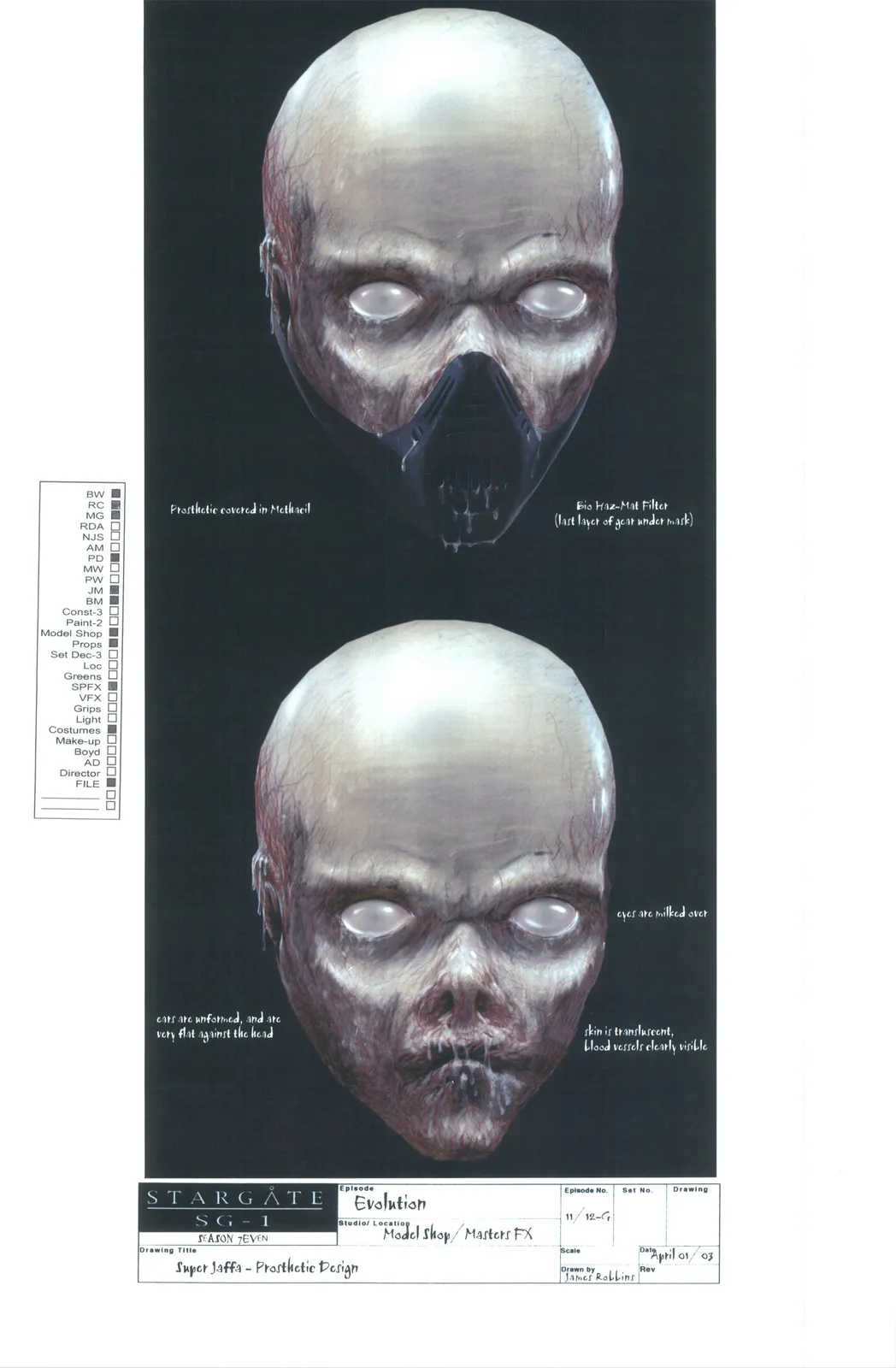 #Stargate #SG1 "Evolution Part 1" concept art Part 3