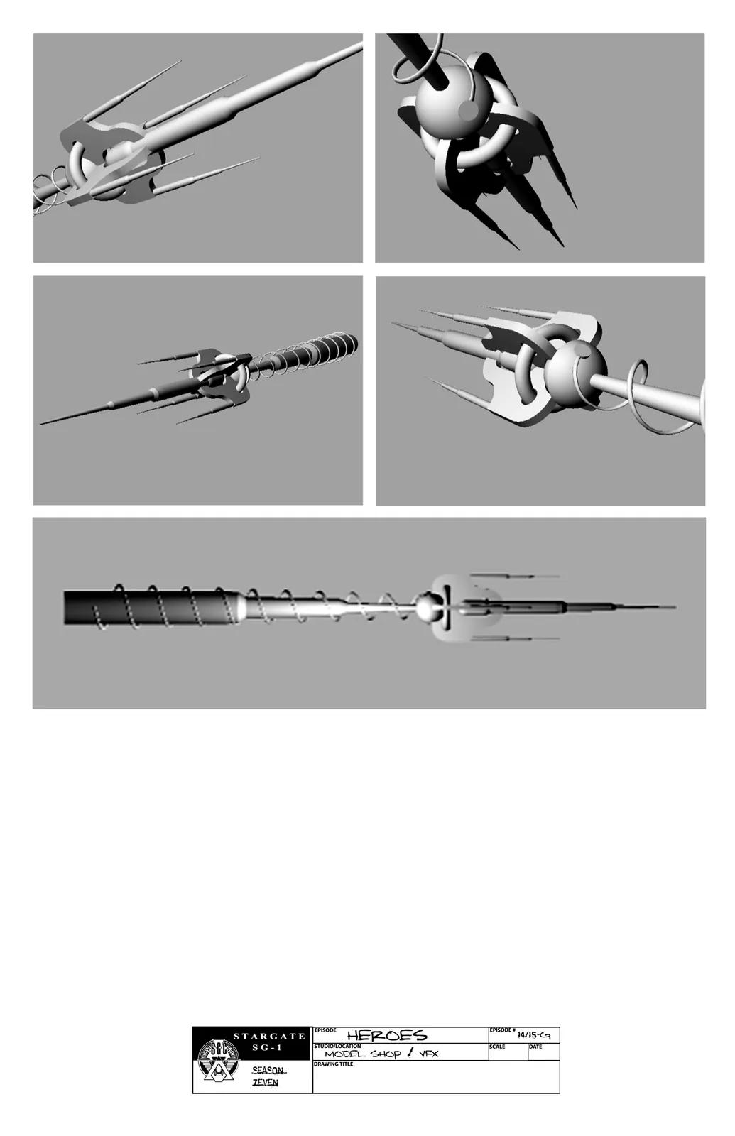 #Stargate #SG1 "Heroes Part 1" concept art