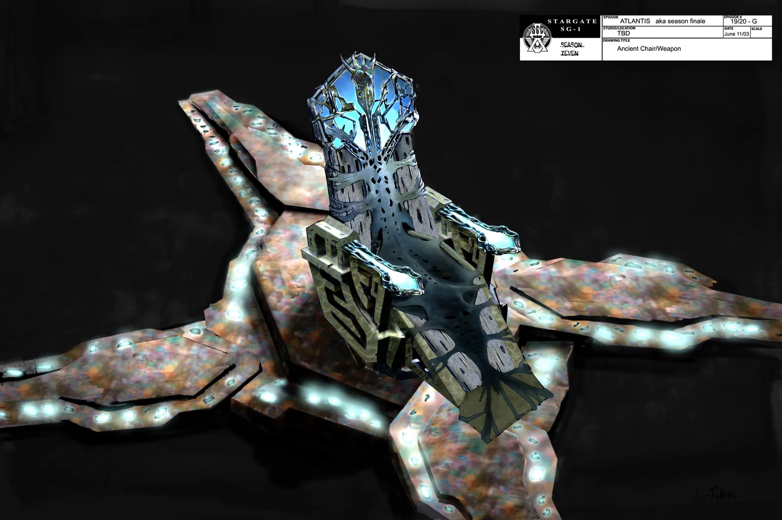 #Stargate #SG1 Lost City concept art Part 1
