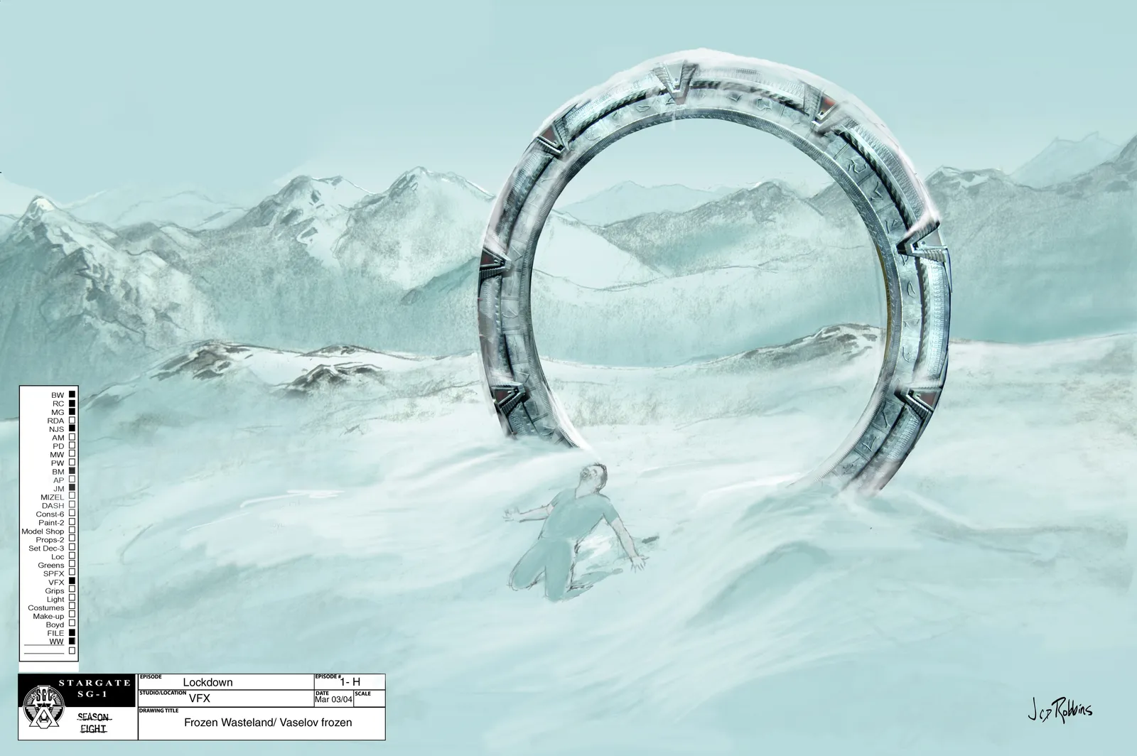 #Stargate #SG1 "Lockdown" concept art