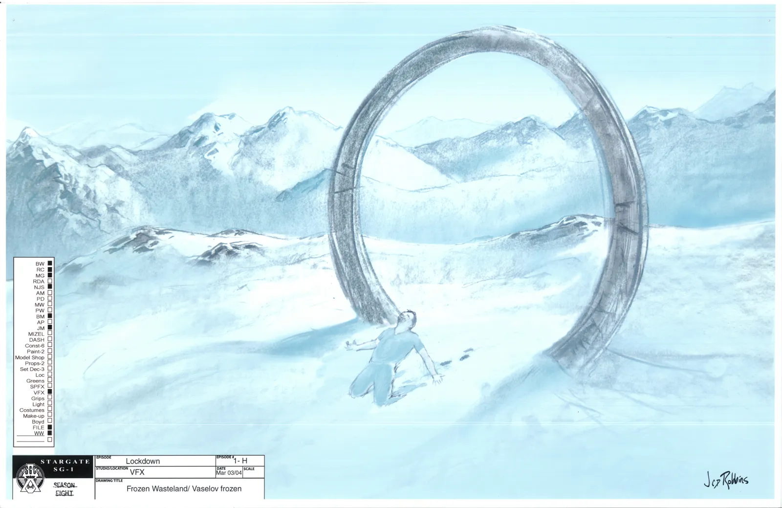 #Stargate #SG1 "Lockdown" concept art