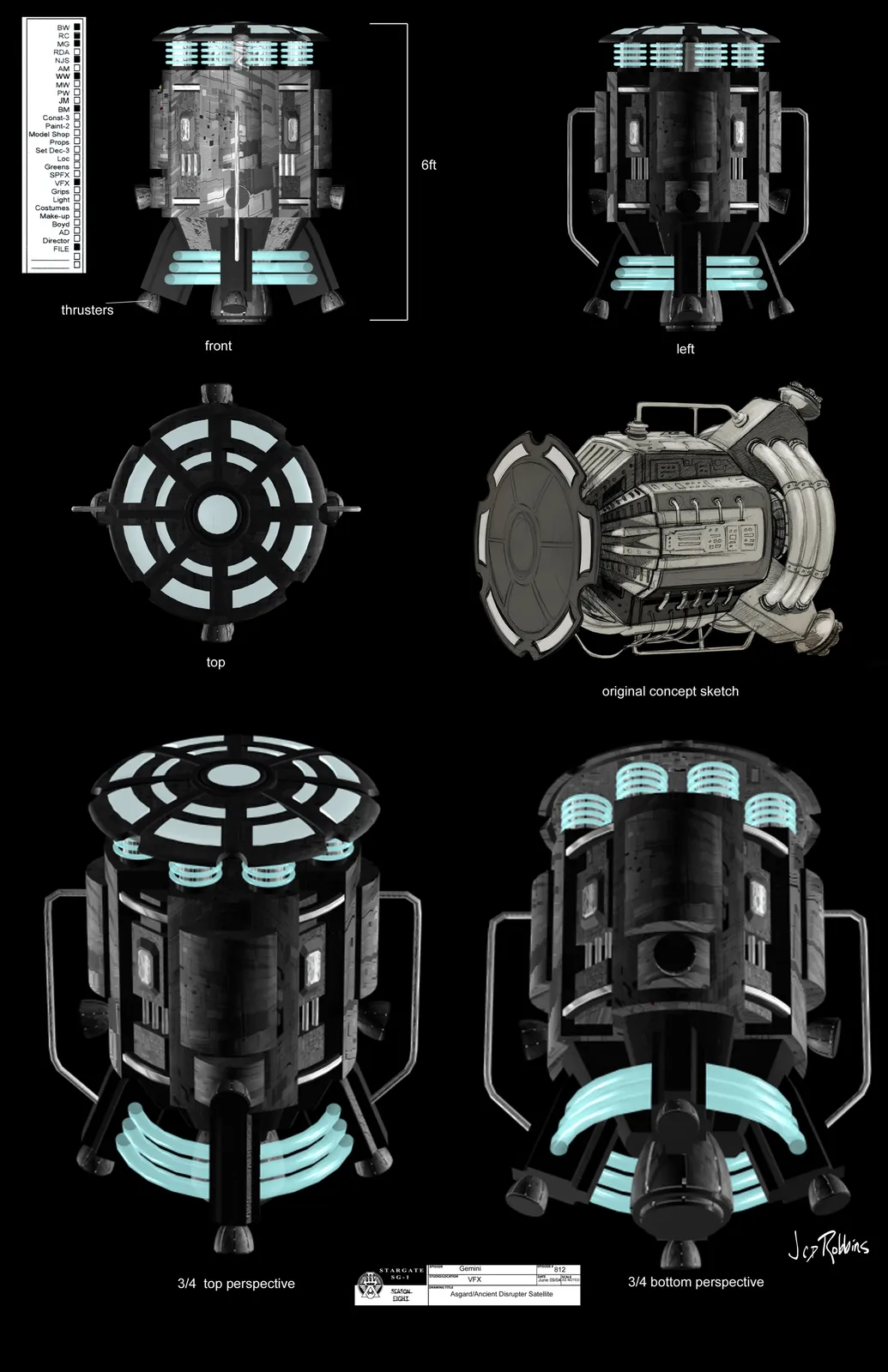 #Stargate #SG1 "Gemini" concept art