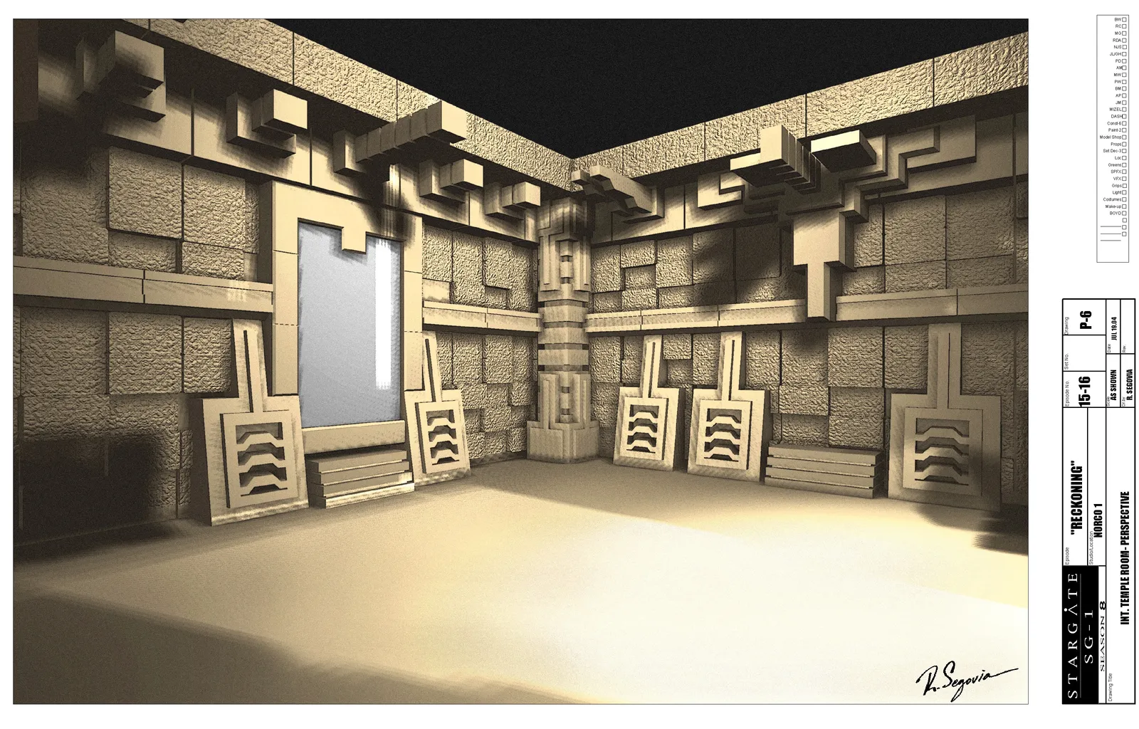 #Stargate: #SG1 "Reckoning Part 1" concept art Part 1