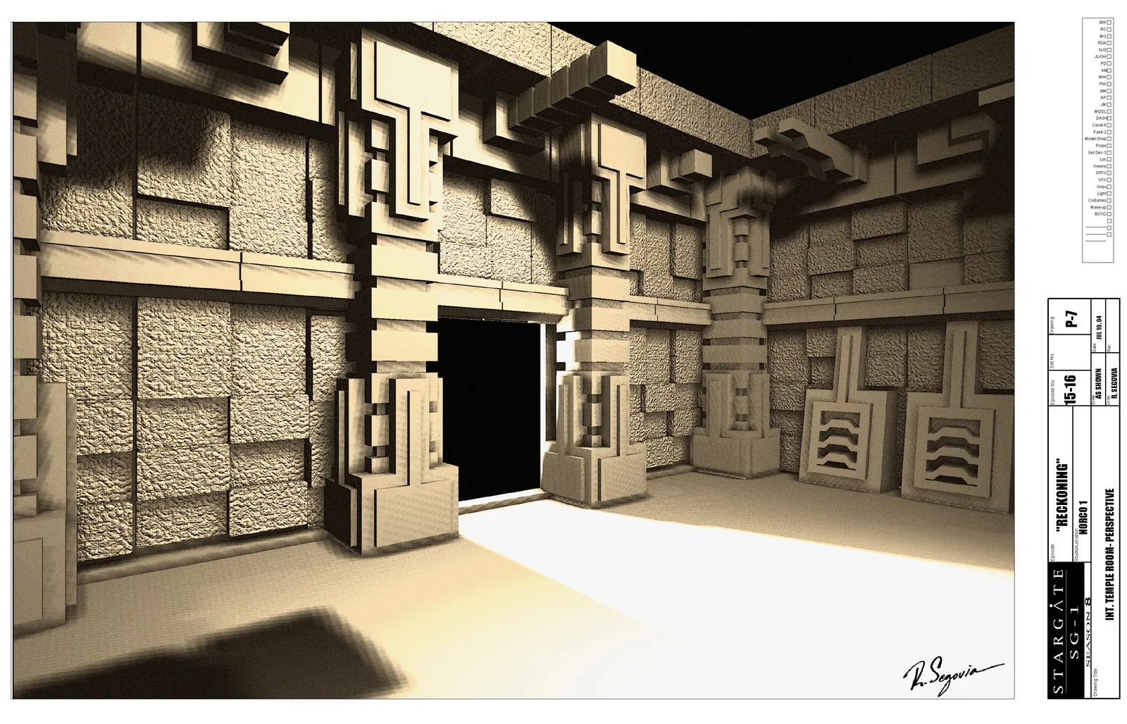 #Stargate: #SG1 "Reckoning Part 1" concept art Part 1